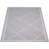 imageAmazon Basics LessMess Cat Litter Box Mat Unscented 24quot x 35quot GreyGray