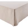imageAmazon Basics Lightweight Pleated Bed Skirt Queen Bright White SolidTaupe