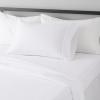 imageAmazon Basics Lightweight Super Soft WrinkleFree Easy Care Microfiber 4Piece Bed Sheet Set with 14Inch Deep Pockets Full Bright White SolidBright White