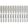 imageAmazon Basics Liquid Ink Rollerball Pens FineTip 07mm Black 12Pack 508 in x 047 in x 035 in