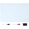 imageAmazon Basics Magnetic Dry Erase Board Fridge WhiteBoard Sheet 20quot x13quot 2 Markers and EraserWhite