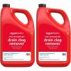 imageAmazon Basics Max Strength Drain Cleaner Hair Clog Remover Gel  Unclogs Hair and Grease 80 Fl Oz80 Fl Oz Pack of 2