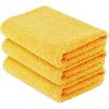 imageAmazon Basics Microfiber Car Drying Towels 12Pack Lint Free Scratch Free Highly Absorbent Drying Towel for Cars 16quot x 16quot Yellow3 Pack