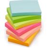 imageAmazon Basics Mini Rectangular Sticky Notes 15x2 Inches Bright Colors SelfStick Pads Easy to Post for Home Office Notebook 70 sheetsPad Pack of 24