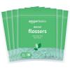 imageAmazon Basics Mint Dental Flossers 90 Count 1 Pack Previously Solimo90 Count Pack of 6
