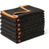 imageAmazon Basics Moving Blankets 72quot x 40quot Pack of 6 Black72Inch by 80Inch