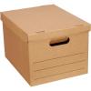 imageAmazon Basics Moving Boxes with Handles and Lids 15x10x12 in Brown 20 PackBrown