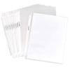 imageAmazon Basics NonGlare Sheet Protector for Paper Sturdy with PrePunched Holes Clear 85 x 11 Inch 500 Count100  Pack