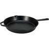 imageAmazon Basics PreSeasoned Cast Iron Skillet Oven Safe Even Heating HeavyDuty ampamp Large 15Inch Black15