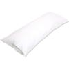 imageAmazon Basics Queen Pillowcase with Zipper 100 Cotton Hypoallergenic Pillow Protector White 31 x 21 Inches Pillows Not IncludedBody Pillow