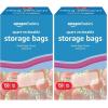 imageAmazon Basics Reclosable Quart Food Storage Bags BPA Free 150 CountQuart Pack of 300