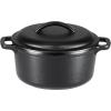 imageAmazon Basics Round PreSeasoned Cast Iron Dutch Oven Pot with Lid and Dual Handles HeavyDuty ampamp Large 7Quart Black2Quart