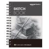 imageAmazon Basics Sketch Pad for Artists 67 lb  100 gsm 100 Sheets 55quotx85quot White55x85