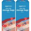 imageAmazon Basics Slider Gallon Food Storage Bags BPA Free 90 CountGallon 90 Count Pack of 2