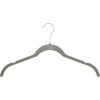 imageAmazon Basics Slim Velvet NonSlip Shirt Clothes Hangers Pack of 100 BlackGraySilver
