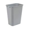 imageAmazon Basics Small Trash Can Rectangular Commercial Office Wastebasket 3 Gallon Pack Of 2 Black Previously AmazonCommercial brandGrey