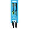 imageAmazon Basics Soft Toothbrushes for Adults  Pulsating Deep Cleaning with Soft Bristles 2 Count Assorted Colors2 Count Pack of 1