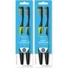 imageAmazon Basics Soft Toothbrushes for Adults  Pulsating Deep Cleaning with Soft Bristles 2 Count Assorted Colors2 Count Pack of 2