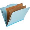 imageAmazon Basics Sturdy 10Pack Letter Size Pressboard Classification File Folders with Fasteners Dividers 2 Expansion 1197 x 1055 inch GreenLight Blue