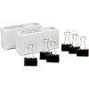 imageAmazon Basics Sturdy Binder Clips for Office Use 96 Count 8 Pack of 12 Medium 125 in BlackMedium