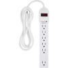 imageAmazon Basics Surge Protector Power Strip 6Outlet 790 Joules LED Indicator 6ft Extension Cord BlackWhite