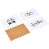 imageAmazon Basics Thank You Cards and Envelopes 48 Count Black and White