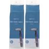 imageAmazon Basics Twin Blade Pivoting Disposable Razors with Rubber Grip 32 Count 1Pack Previously Solimo32 Count Pack of 2