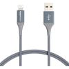 imageAmazon Basics USBA to Lightning Charger Cable Nylon Braided Cord MFi Certified Charger for Apple iPhone 14 13 12 11 X Xs Pro Pro Max Plus iPad 10000 Bend Lifespan 6 Foot Rose GoldDark Gray