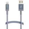 imageAmazon Basics USBA to Lightning Charger Cable Nylon Braided Cord MFi Certified Charger for Apple iPhone 14 13 12 11 X Xs Pro Pro Max Plus iPad 6 Foot Rose GoldDark Gray