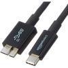 imageAmazon Basics USBC to Micro USB 31 Gen 2 Fast Charging Cable 10Gbps HighSpeed 3 Foot BlackBlack