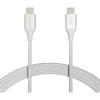 imageAmazon Basics USBC to USBC 20 Fast Charger Cable Nylon Braided Cord 480Mbps Speed USBIF Certified for Apple iPhone 1615 iPad Samsung Galaxy Tablets Laptops 10 Foot SilverSilver
