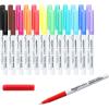imageAmazon Basics Ultra Fine Point Permanent Markers Assorted Colors 24PackAssorted