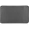 imageAmazon Basics Waterproof AntiSlip Silicone Cat ampamp Dog Food Mat Pet Mats with Raised Edges for Food and Water Bowl to Protect Floors 185 x 115 Inches Gray SolidGray