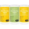 imageAmazon Basics Wipes Lemon ampamp Fresh Scent SanitizesCleansDeodorizes 340 Count 4 Packs of 853 Pack2 Lemon  1 Fresh