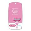 imageAmazon Basics Womens 5 Blade FITS Razor for Women FITS Amazon Basics Handle and Venus Handles Includes 1 FITS Handle 12 Cartridges ampamp 1 Shower HangerPink