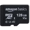 imageAmazon Basics microSDXC Memory Card with Full Size Adapter A2 U3 Read Speed up to 100 MBs 1 Tb Black128GB