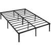 imageAmazon BasicsMetal Bed Frame NonFoldable Platform Bed Easy Assembly Queen 60W x 80L in BlackTwin