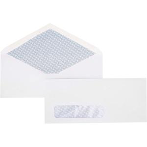 imageAmazon Basics 10 SecurityTinted SelfSeal Business Envelopes with Left Window Peel ampamp Seal Closure  500Pack WhiteTint