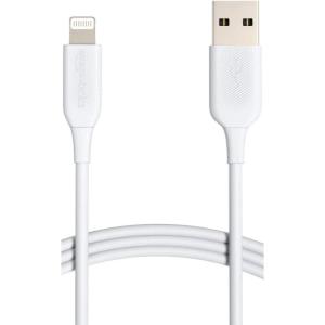 imageAmazon Basics 2Pack USBA to Lightning ABS Charger Cable MFi Certified Charger for Apple iPhone 14 13 12 11 X Xs Pro Pro Max Plus iPad 3 Foot BlackWhite