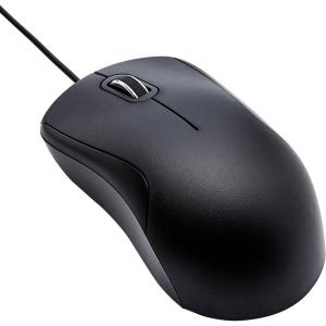 imageAmazon Basics 3Button USB Wired Mouse with Precision Scroll Wheel Standard Black