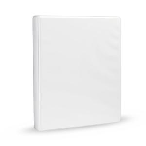 imageAmazon Basics 3Ring Binder 1Inch  White 1 Pack1Pack