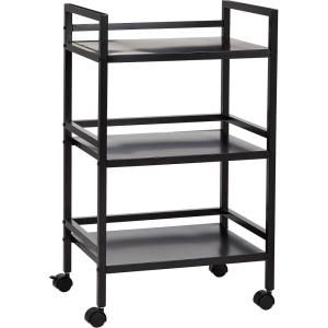 imageAmazon Basics 3Tier Metal Rolling Cart Black