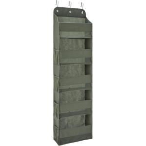 imageAmazon Basics 5 Tier Over the Door Organizer Large 64 x 545 x 149 in Dark Grey