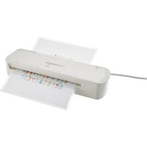 imageAmazon Basics 9 inch Thermal Laminator Machine for Documents and Photos Easy to Use for Home Office or School White9Inch