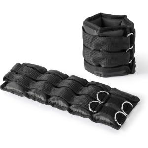 imageAmazon Basics Adjustable Ankle Weights5 Pound Set 25 Pounds Each