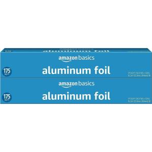imageAmazon Basics Aluminum Foil 175 Sq Ft Pack of 2175 Sq Ft Pack of 2