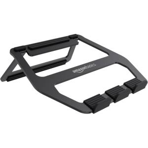 imageAmazon Basics Aluminum Portable Foldable Height Adjustable Support Stand for Laptops up to 13quot SilverBlack