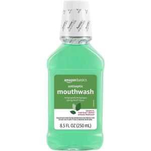 imageAmazon Basics Antiseptic Mouthwash Mint 3380 Fl Oz 1 Pack85 Ounce Pack of 1