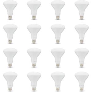 imageAmazon Basics BR30 LED Light Bulbs Energy Efficient Dimmable E26 Standard Base 65 Watt Equivalent 11W 10000 Hour Lifetime Soft White 2700K 6Pack of BulbsDaylight