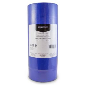 imageAmazon Basics Blue Painters Tape 188quot x 180 Set of 6 RollsBlue